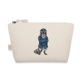 raton laveur policier lunettes de soleil police - Trousse biologique - nature - Devant