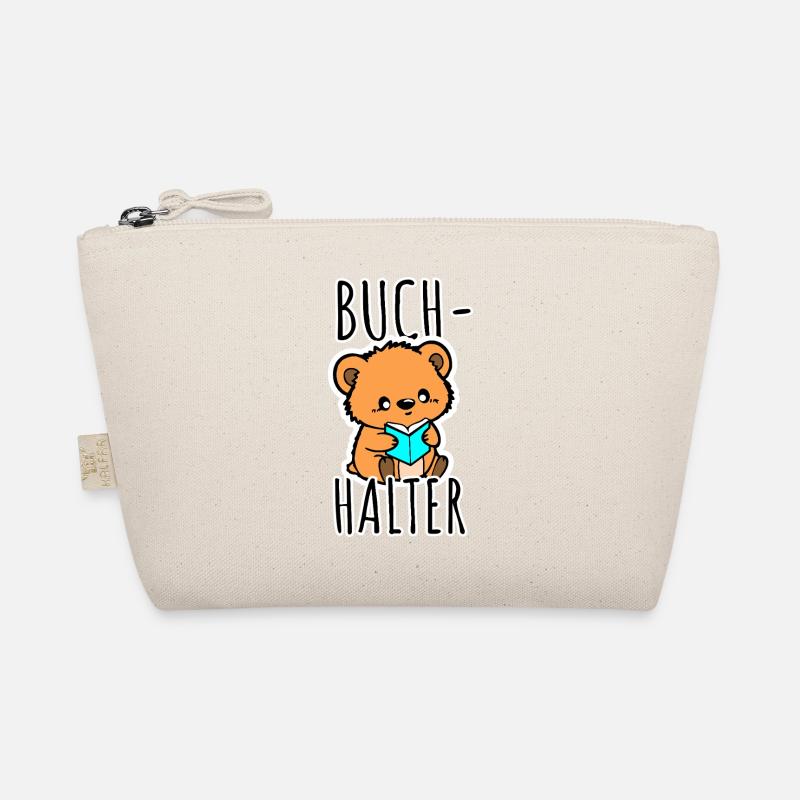 The cute little bear is a book holder! Organic Pouch