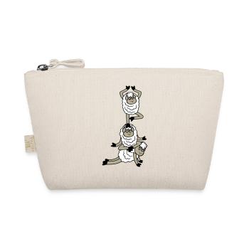 Tired_Sad_Sleepy_Sheep_Yoga_Meditating_5 - Organic Pouch - nature - Front