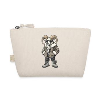 Mountain Goat Cool Winter - Organic Pouch - nature - Front