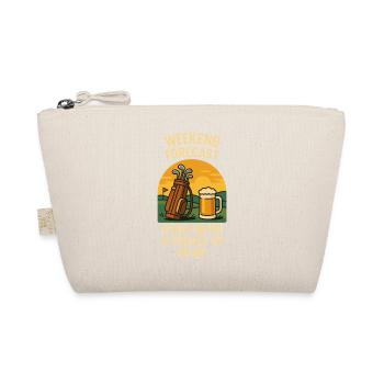 Weekend Forecast Golf With A Chance Of Beer - Organic Pouch - nature - Front