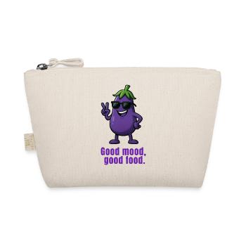 Bonne humeur - Aubergine Dessin animé Légumes - Trousse biologique - nature - Devant