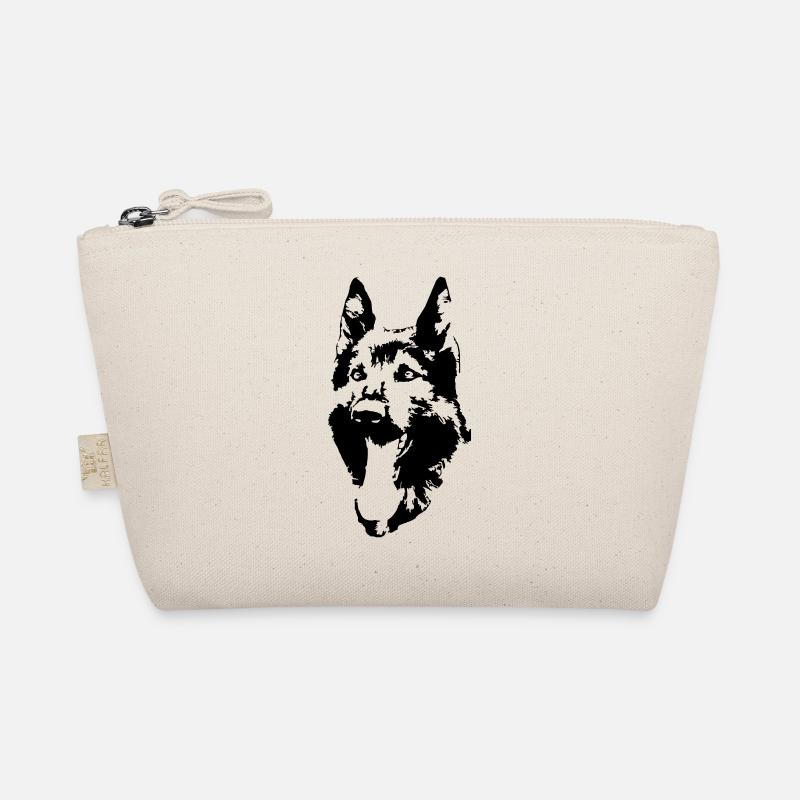 Deutscher Schäferhund Kopf Bio-Täschchen