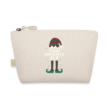 Funny Christmas Motif Your Favorite Elf - Organic Pouch - nature - Front