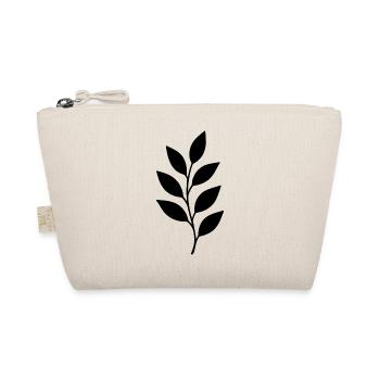 Branche en silhouette de feuille noire - Trousse biologique - nature - Devant