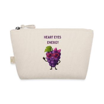 Heart Eyes Grapes Energy - Organic Pouch - nature - Front