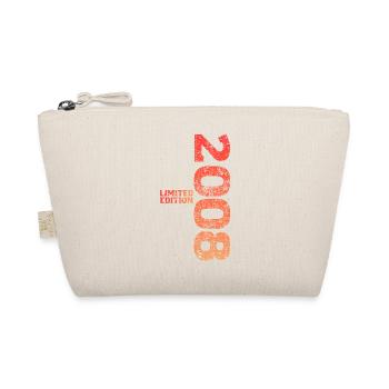 Limited Edition 2008 18. Geburtstag Geschenk - Bio-Täschchen - Natur - Vorne