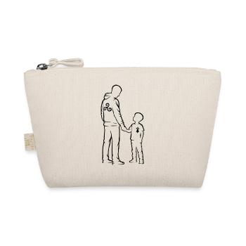 Bretagne Père Fils Breton Silhouette Triskell - Trousse biologique - nature - Devant