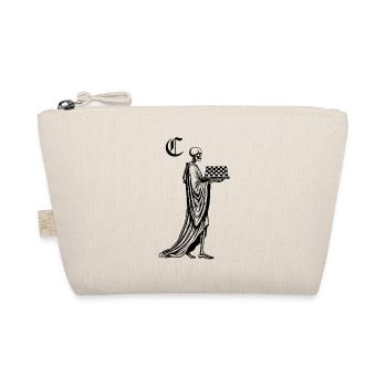 skeleton with chessboard - Organic Pouch - nature - Front
