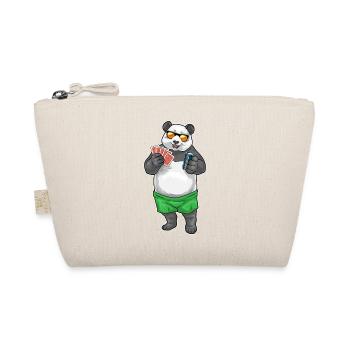 Panda Poker Poker Chips Poker Cards - Organic Pouch - nature - Front