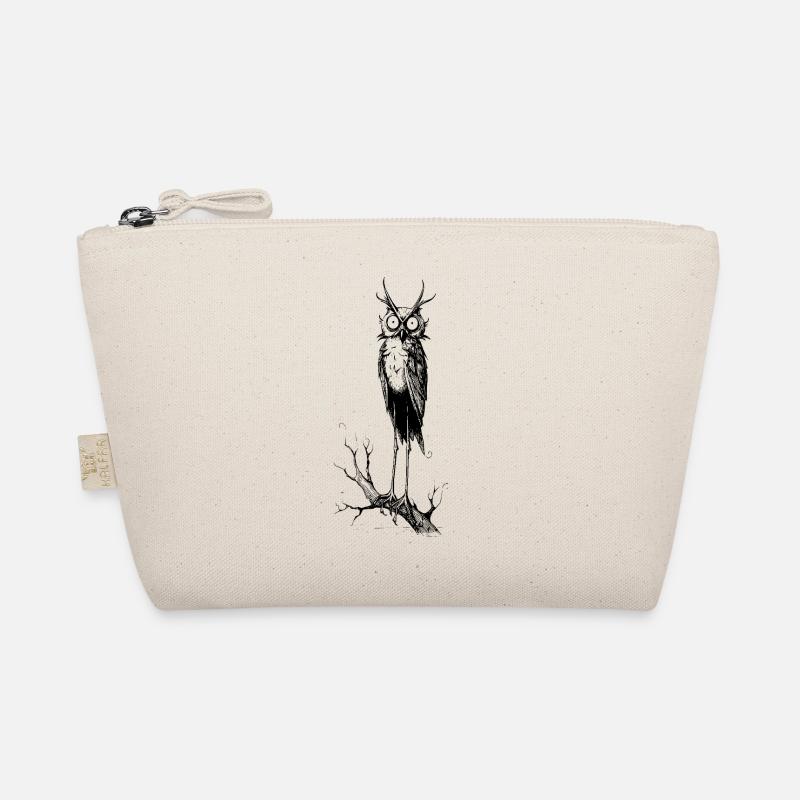 Gothic Owl Organic Pouch