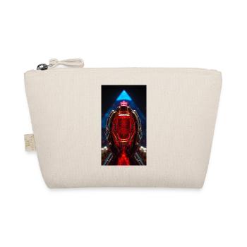 Red Crystal Robo Hands - Organic Pouch - nature - Front