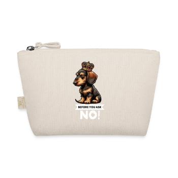 Before You Ask Wire-haired Dachshund Dachshund Dachshund Tekkel - Organic Pouch - nature - Front
