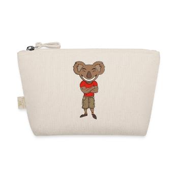 Koala joyeux les bras croisés - Trousse biologique - nature - Devant