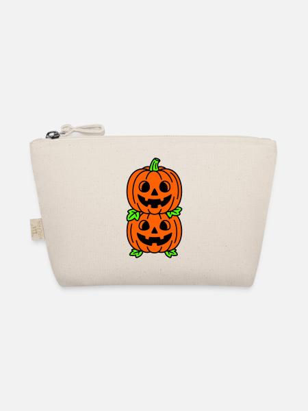 Halloween pumpkins - Organic Pouch - nature - Front