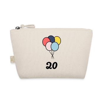 20. 20. JAHRESTAG. 20-JÄHRIGES JUBILÄUM. 20 JAHRE. - Bio-Täschchen - Natur - Vorne
