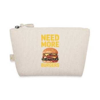 Hamburger Fast Food Burger Fast Food Gift - Organic Pouch - nature - Front