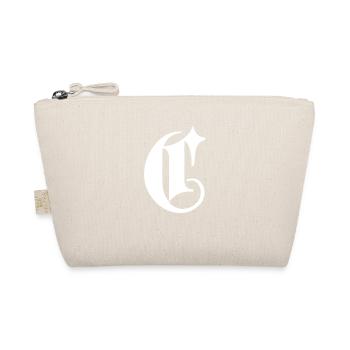 Ornate C Monogram Star - Organic Pouch - nature - Front