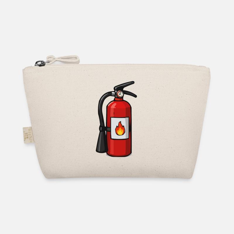 Fire Extinguisher Cartoon Flame Organic Pouch