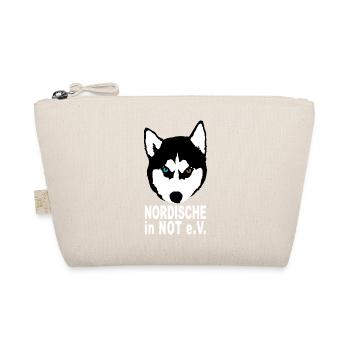 Husky Kopf Nordische in Not - Bio-Täschchen - Natur - Vorne