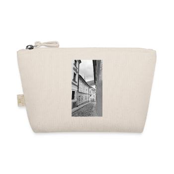 Une ruelle dans la vieille ville en noir et blanc - Trousse biologique - nature - Devant