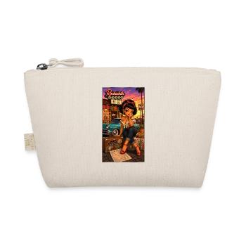 Penelope Pinup Road 66 Vintage 50er - Chibi Kek-In - Bio-Täschchen - Natur - Vorne