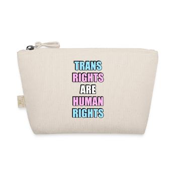 Trans-Rechte sind Menschenrechte - Bio-Täschchen - Natur - Vorne