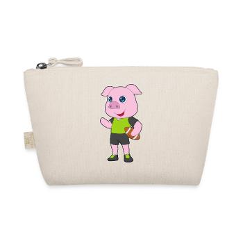 Pig American Football - Organic Pouch - nature - Front