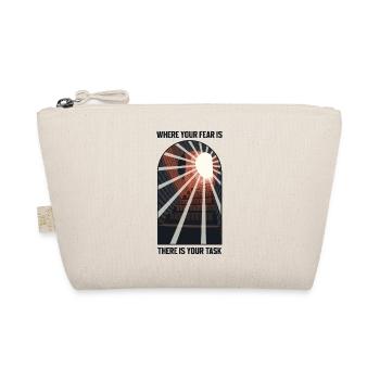 Fear as a signpost: solution - Organic Pouch - nature - Front