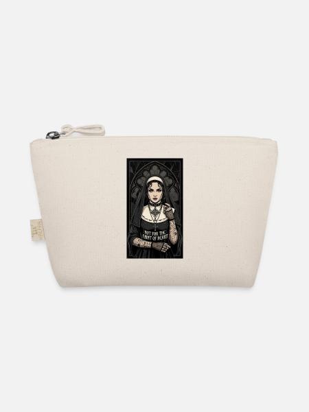 Gothic Nun Tattoo Collection - Organic Pouch - nature