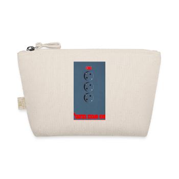 Three Sockets on Blue Background - Organic Pouch - nature - Front