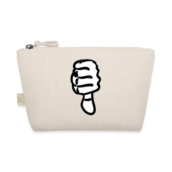 Abstract Hands Silhouette - Organic Pouch - nature - Front