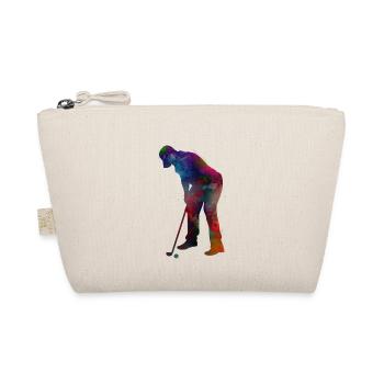 Golf player sport #golf #sport - Organic Pouch - nature - Front