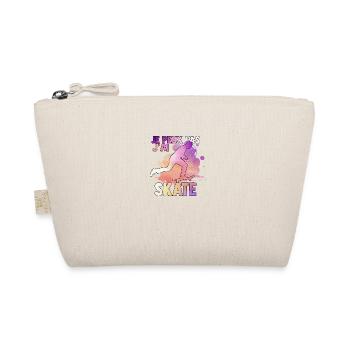 j'peux pas j'ai skate - Skateboard watercolor - Trousse biologique - nature - Devant
