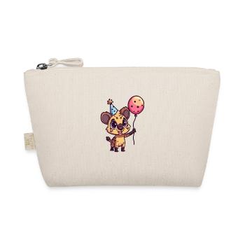 Hyena Birthday Baby - Organic Pouch - nature - Front