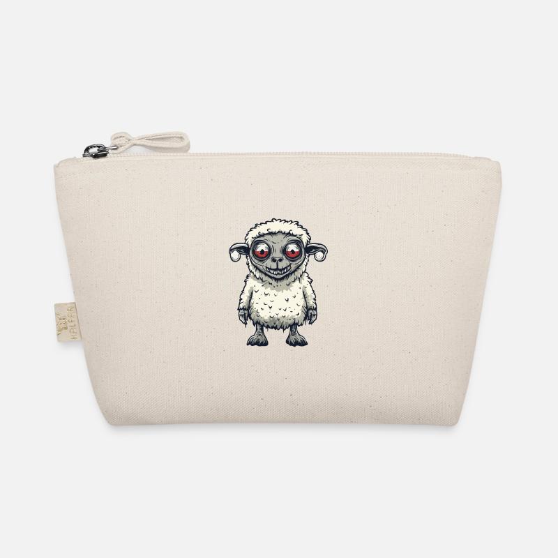 Sheep Halloween Comic Funny Organic Pouch
