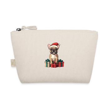Bouledogue Français Chien Noël - Trousse biologique - nature - Devant