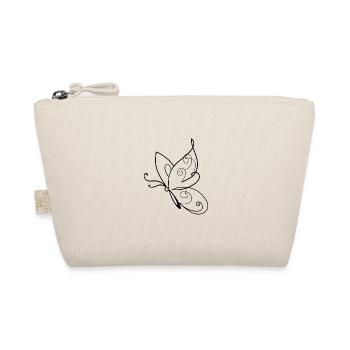 Butterfly Lineart Animal - Organic Pouch - nature - Front