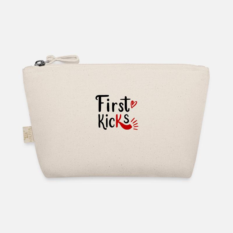 First Kicks Erste Tritte Schritte Baby Kinder Bio-Täschchen