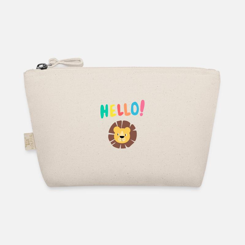 Hello Löwe - Löwenkopf - Geschenkidee - Kinder Bio-Täschchen
