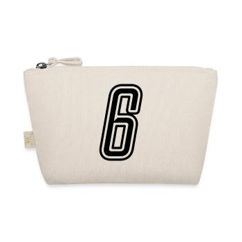 6 Number number - Organic Pouch - nature - Front