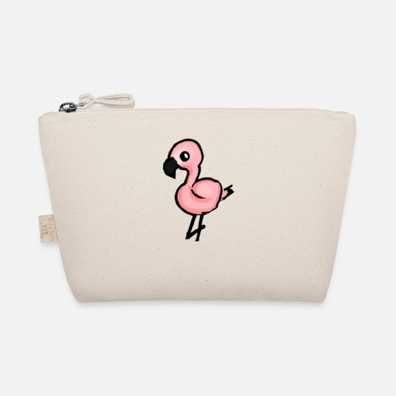 Flamingo sweet cute gift idea pink pink Organic Pouch