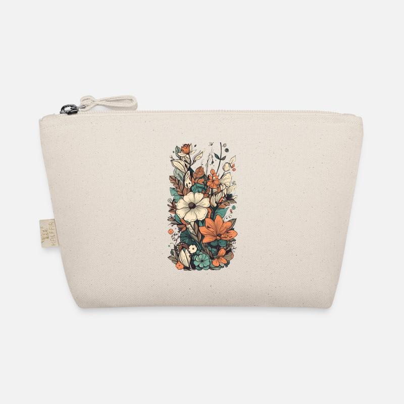 Wunderschönes Boho Blumen Herbarium Bouquet Bio-Täschchen