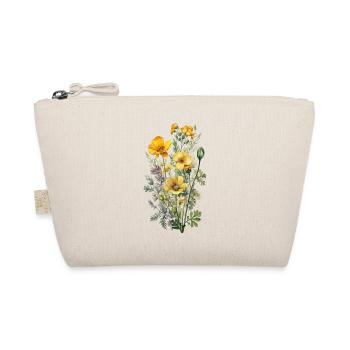 Beau bouquet d’herbier de fleurs bohèmes jaune - Trousse biologique - nature - Devant