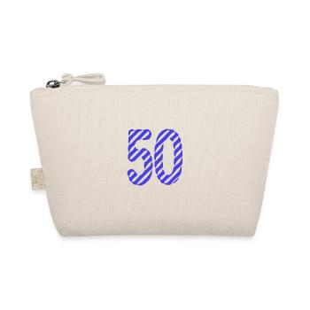 50. 50 YEARS. 50th ANNIVERSARY. 50TH ANNIVERSARY. - Organic Pouch - nature - Front