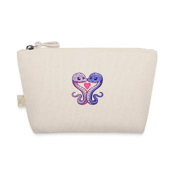 Serpent Cobra Couple Amour Couple Amoureux - Trousse biologique - nature - Devant