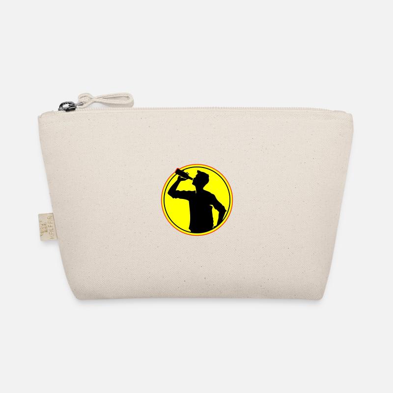 Drinker Beer Silhouette Organic Pouch
