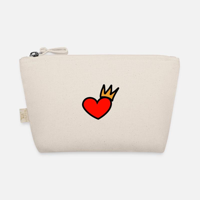 Herz Krone König Bio-Täschchen