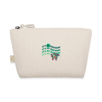 It's my Birthday! Funny frog - Organic Pouch - nature - Front