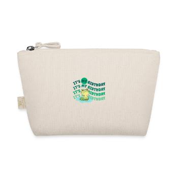 It's my Birthday! Funny frog - Organic Pouch - nature - Front
